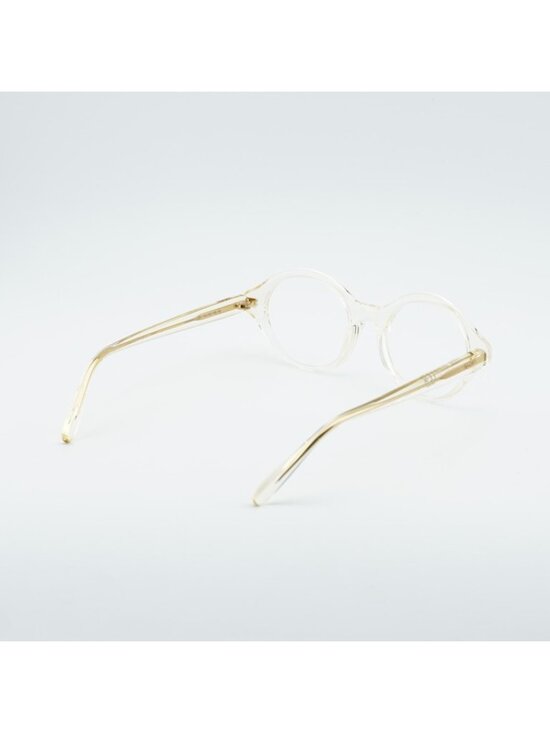 Loewe LW50098I 057 Eyeglasses Transparent Yellow 50mm Round Frame